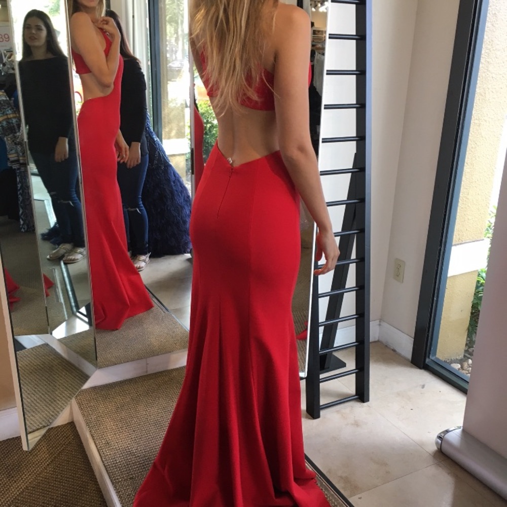 Sherri Hill Cut-Out Gown